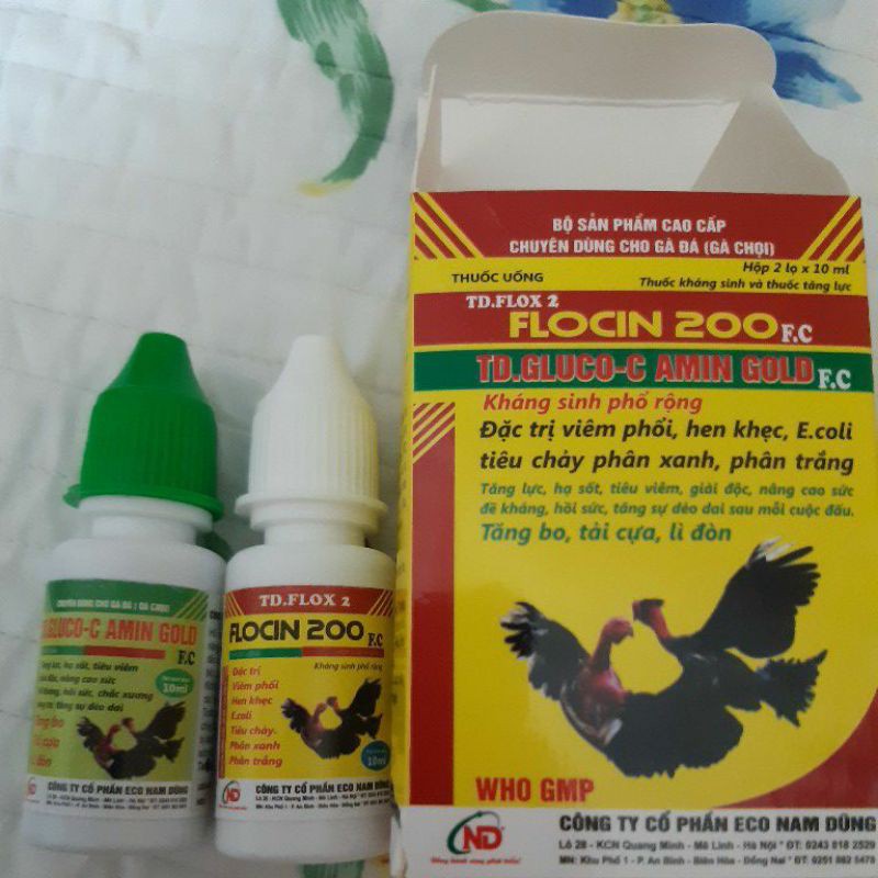 Bộ sản phẩm cao cấp chuyên dùng cho gà đá, gà chọi