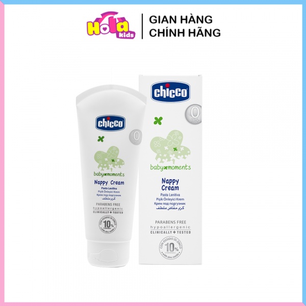 Kem bôi hăm cho bé Chicco 3 tác động chai 100ml HolaKids