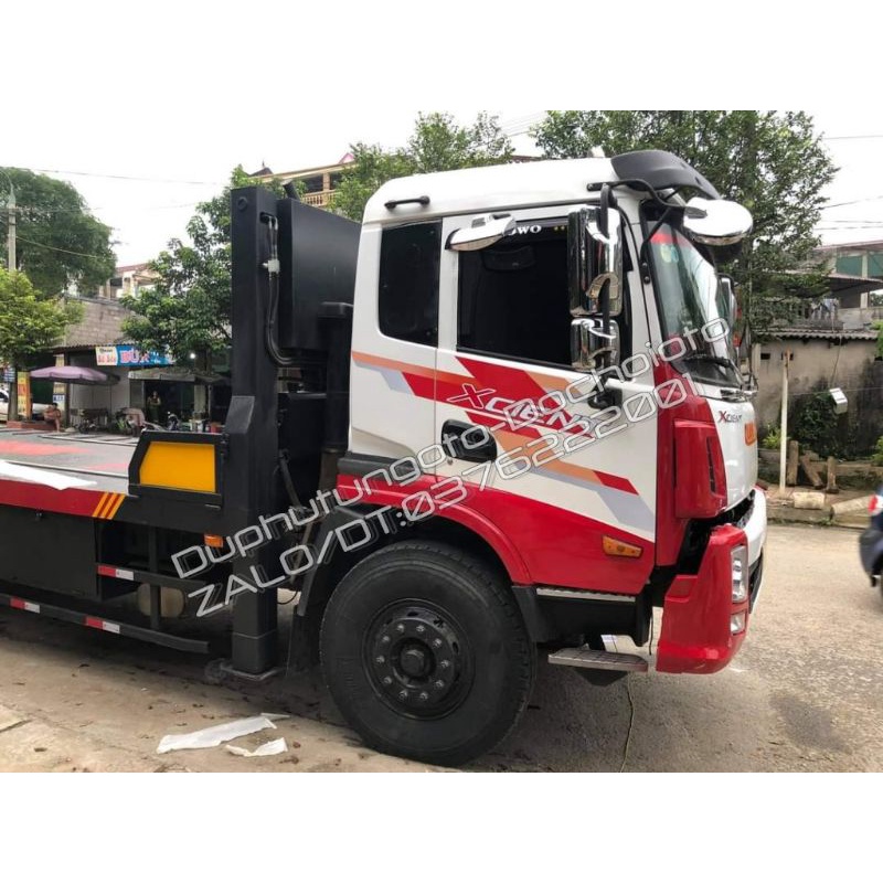 Bộ tem cửa XCIENT phản quang cho xe tải nhỏ