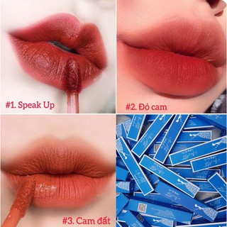 Combo 3 Son Kem Lỳ Handmade bền đẹp màu tự nhiên UHA MATTE-UH89