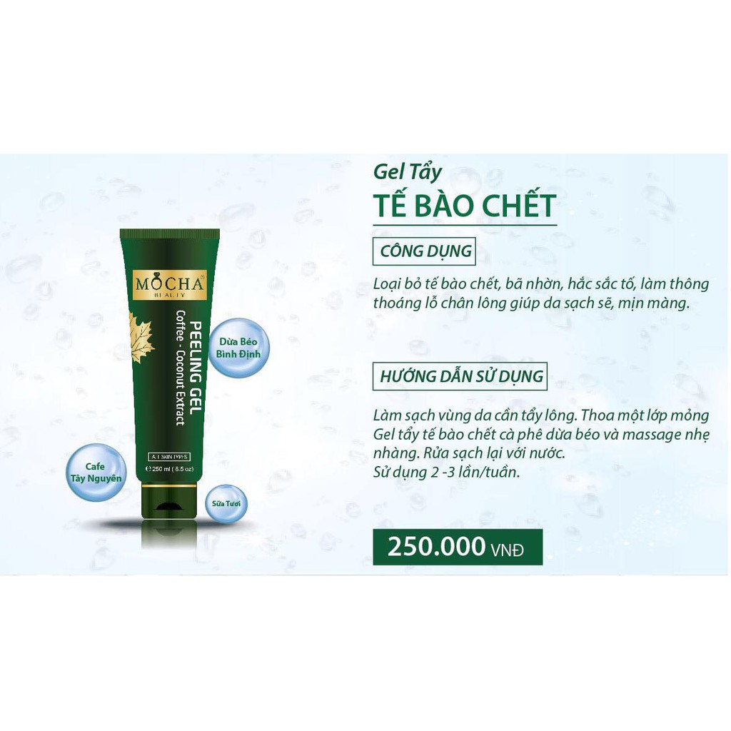 GEL TẨY TẾ BÀO CHẾT MOCHA - CAM KẾT CHÍNH HÃNG