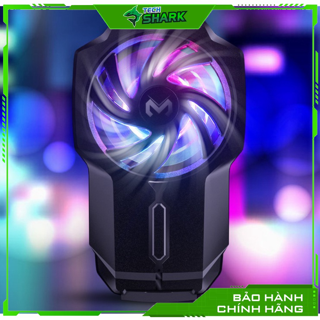 Quạt tản nhiệt điện thoại Memo FL01,FL05 làm mát nhanh cho điện thoại mobile pin 700mah có LED RGB, chơi game cực thoáng