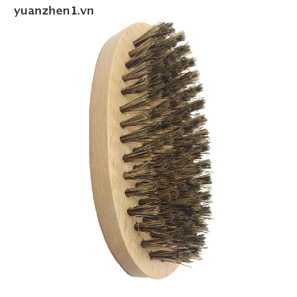 [Hàng mới về] Lược chải râu cán gỗ dụng cụ hỗ trợ cạo râu cho nam VN