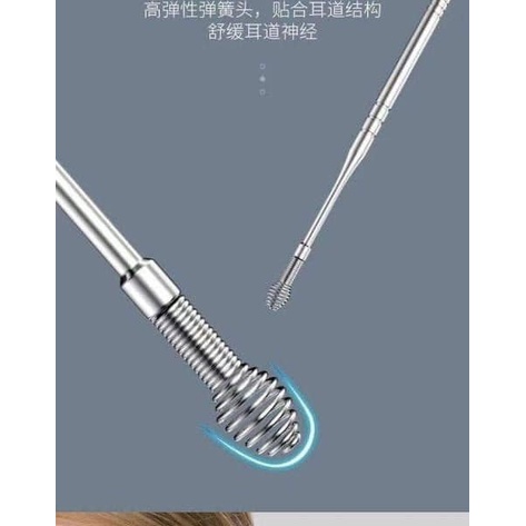 BỘ DỤNG CỤ LẤY RÁY TAI 6 MÓN