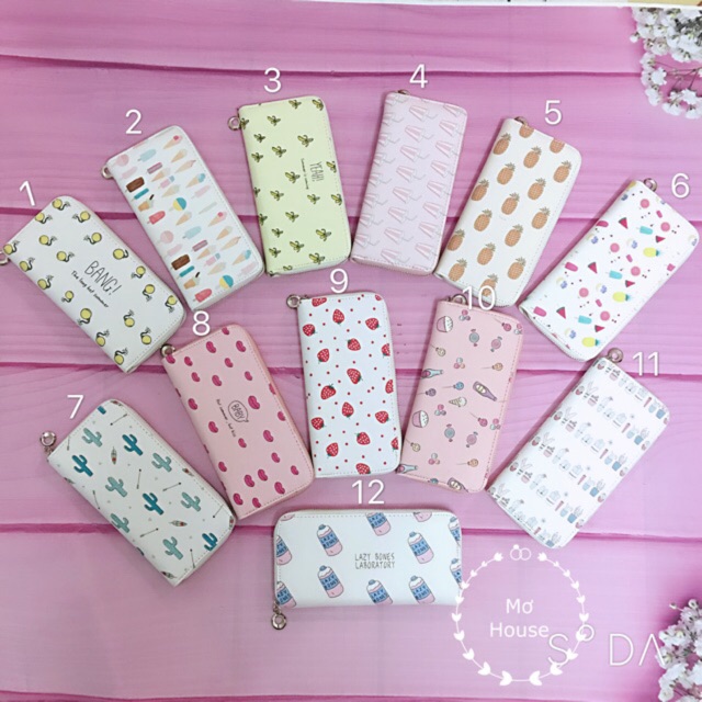 Ví dài hoạ tiết cute | BigBuy360 - bigbuy360.vn