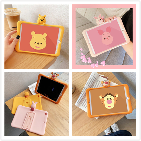 Ốp Lưng Silicone In Hình Gấu Pooh Cho Ipad Mini1 / 2 / 3 / 4 / 5 Ipad2 / 3 / 4 Ipad Air1 / 2 / 3 Ipad 2017 / 2018 / 2019 / 2020 Ipad 7.9 9.7 10.2 10.9 11 "Inch