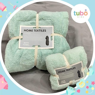 Set khăn tắm khăn mặt cao cấp xuất khẩu size tiêu chuẩn cotton mềm mịn cho bé