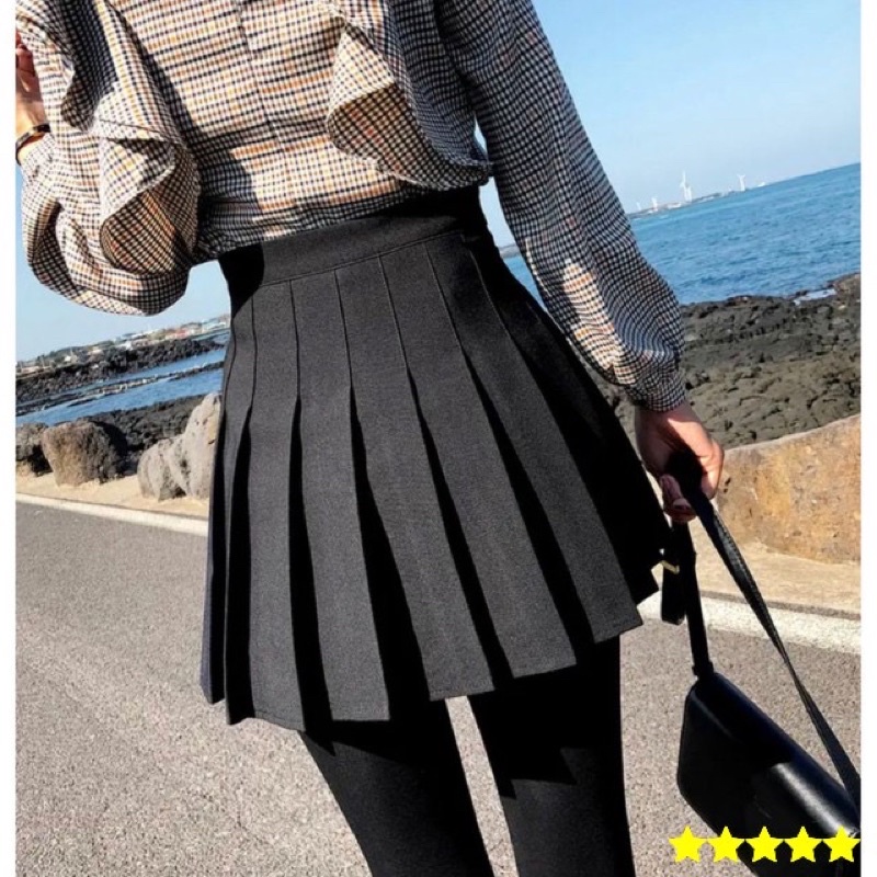 (ĐỦ MÀU) CHÂN VÁY TENNIS NÂU TÂY-ĐEN-TRẮNG | BigBuy360 - bigbuy360.vn