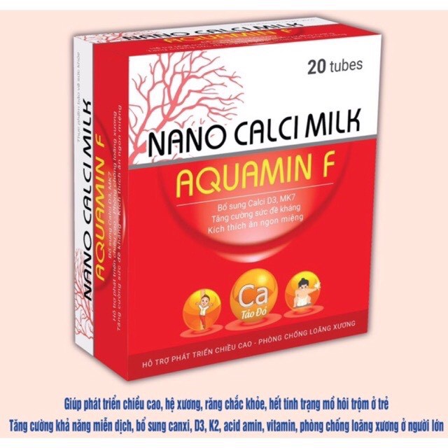 Nano calci milk aquamin f - sữa non canxi