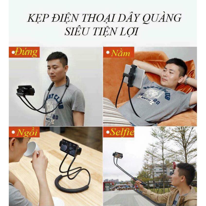 Giá đỡ điện thoại đeo cổ điều chỉnh nhiều tư thế ( tuyển khách sỉ)