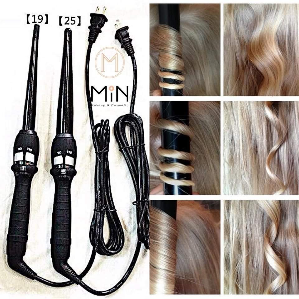 Máy uốn tóc đầu nhọn phi 19, 25, 32mm nhẹ, thoái mái cầm nắm