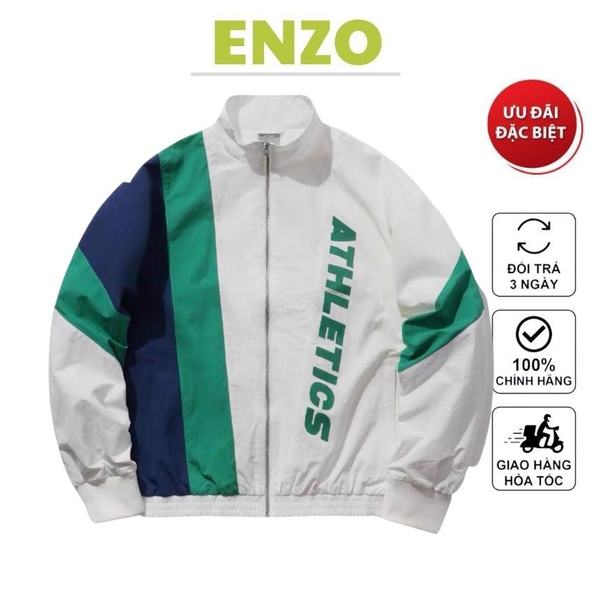 Áo khoác dù nam nữ cao cấp form rộng cổ đứng chống nắng chất gió 2 lớp _ ENZO