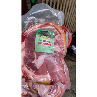 ba rọi heo rừng tươi 1kg