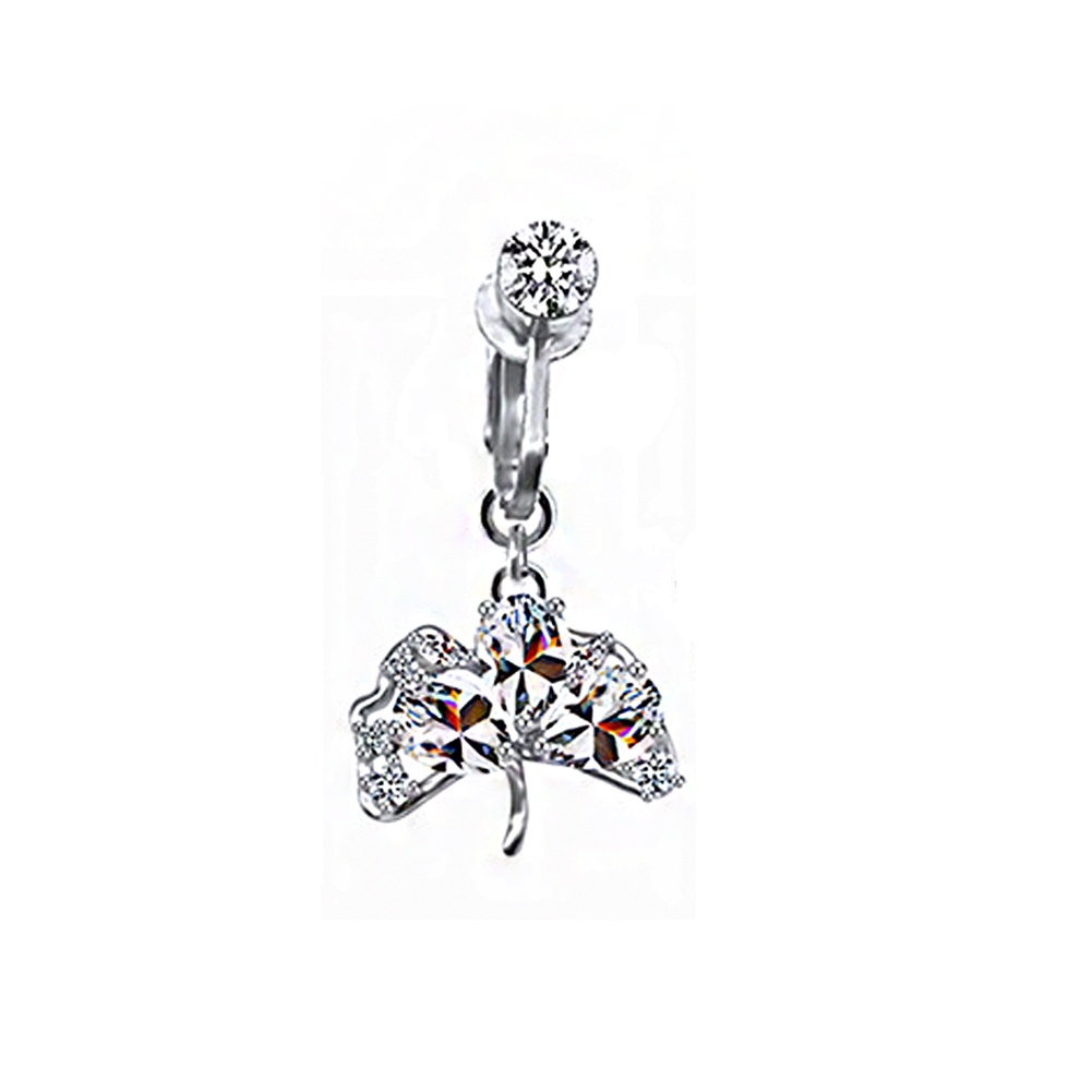 Khuyên RốN HìNh BướM ĐíNh Đá ThờI Trang