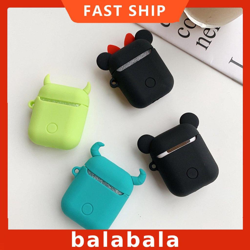 [BL]Headphone Cases For Airpods1/2 Cartoon Silicone Wireless Earphone Skin