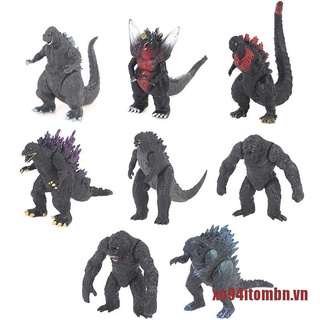 Set 8 Mô Hình Godzilla Vs Kong 8.5cm Chân Thật