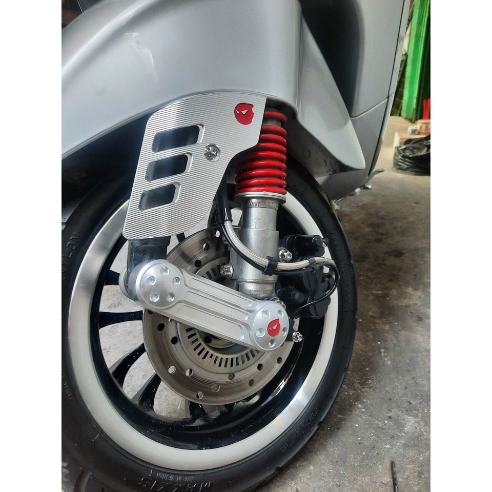 BỘ CHE PHUỘC TRƯỚC VÀ ỐP CÀNG TRƯỚC CNC XE VESPA SPRINT/ PRIMAVERA