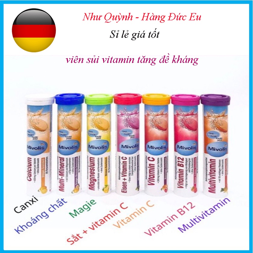 Viên sủi mivolis tăng đề kháng Hàng Đức lọ 20v