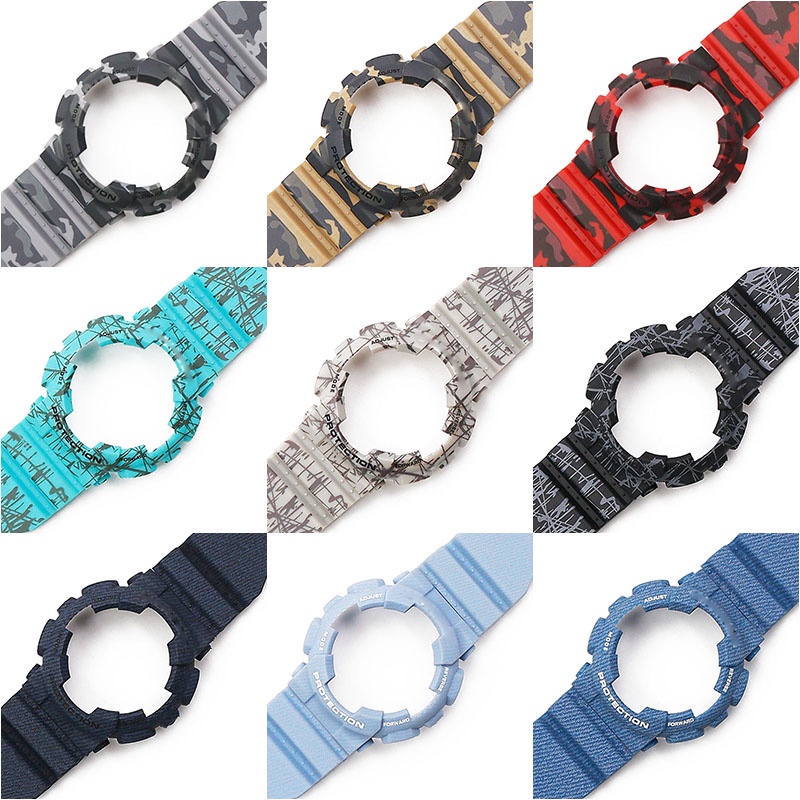 Dây Đeo Thay Thế Họa Tiết Rằn Ri Cho Đồng Hồ Casio G-SHOCK GD120 GD100 GA110 GA100