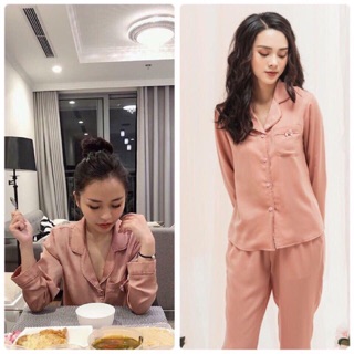 Bộ lụa satin Vic