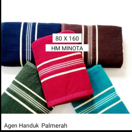 Khăn Tắm Minato Dành Cho Người Lớn jumbo Kích Thước 80x160 (jumbo) - Màu Đỏ