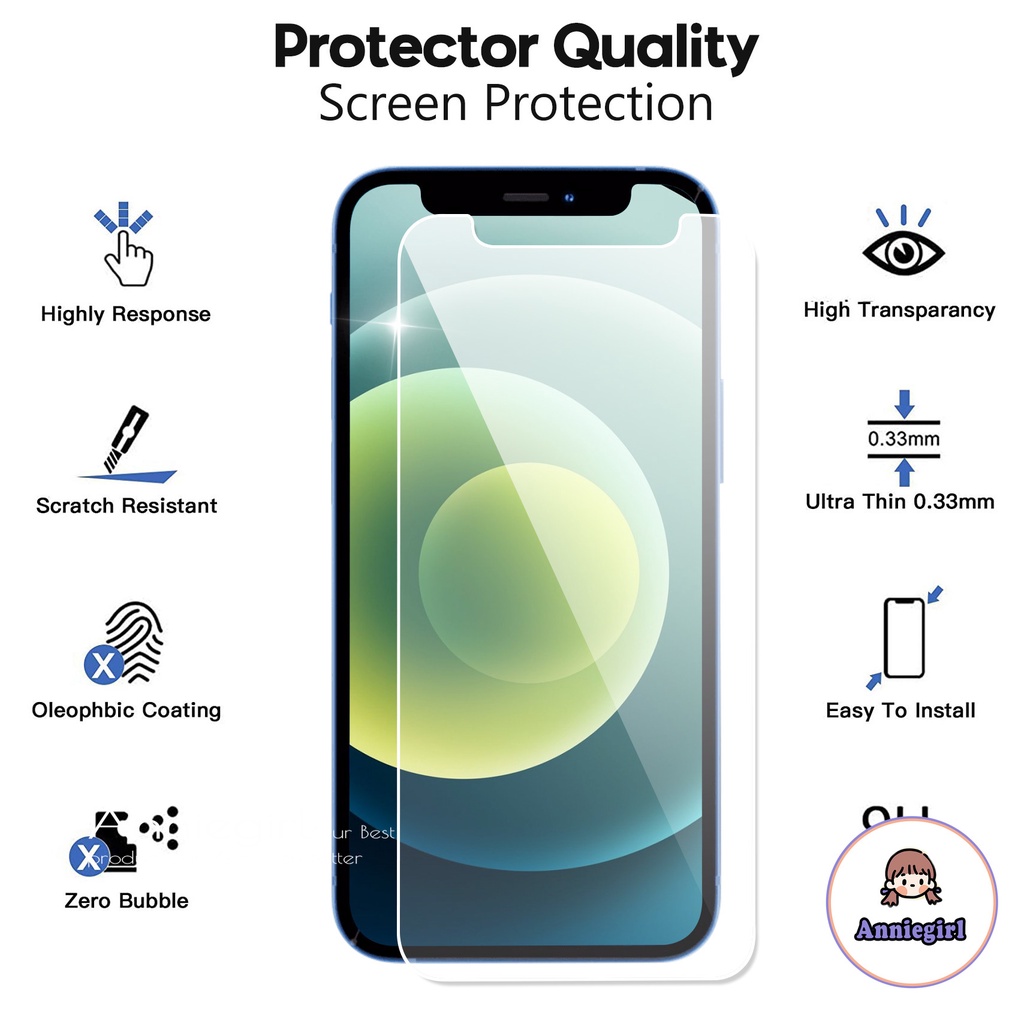 Kính Cường Lực 15d Bảo Vệ Toàn Màn Hình Cho iphone 15 14 13 12 pro max 11 pro max 7 7 plus