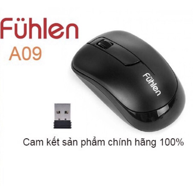 Chuột quang không dây Fuhlen A09B  - Hàng Chính Hãng