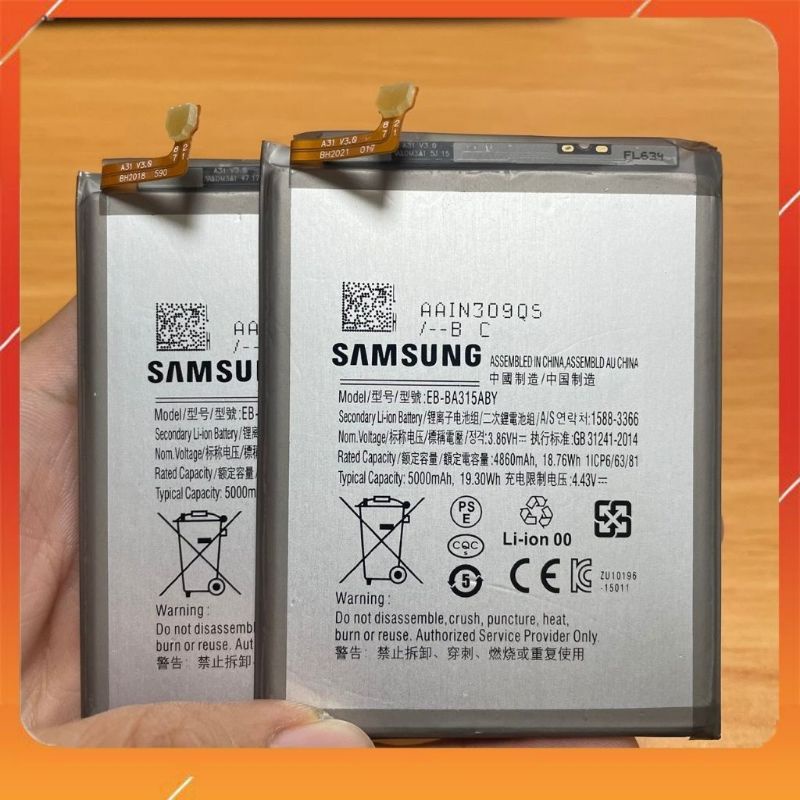 Pin xịn Samsung Galaxy A31/A315(EB-BA315ABY) Chính Hãng bảo hành 6 tháng