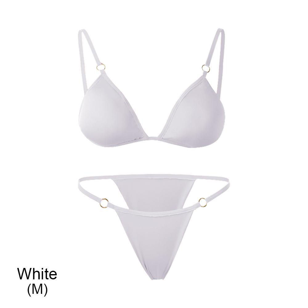 MYRONGVN Bikini Hở Lưng Màu Sắc Thanh Lịch