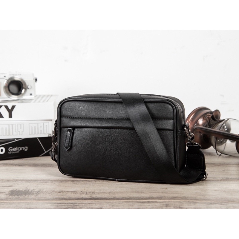 Túi Đeo Chéo Nam da PU chống nước chống trầy phong cách Hàn Quốc A06