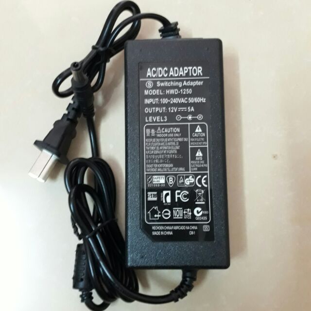 Nguồn Adapter 12V-5A