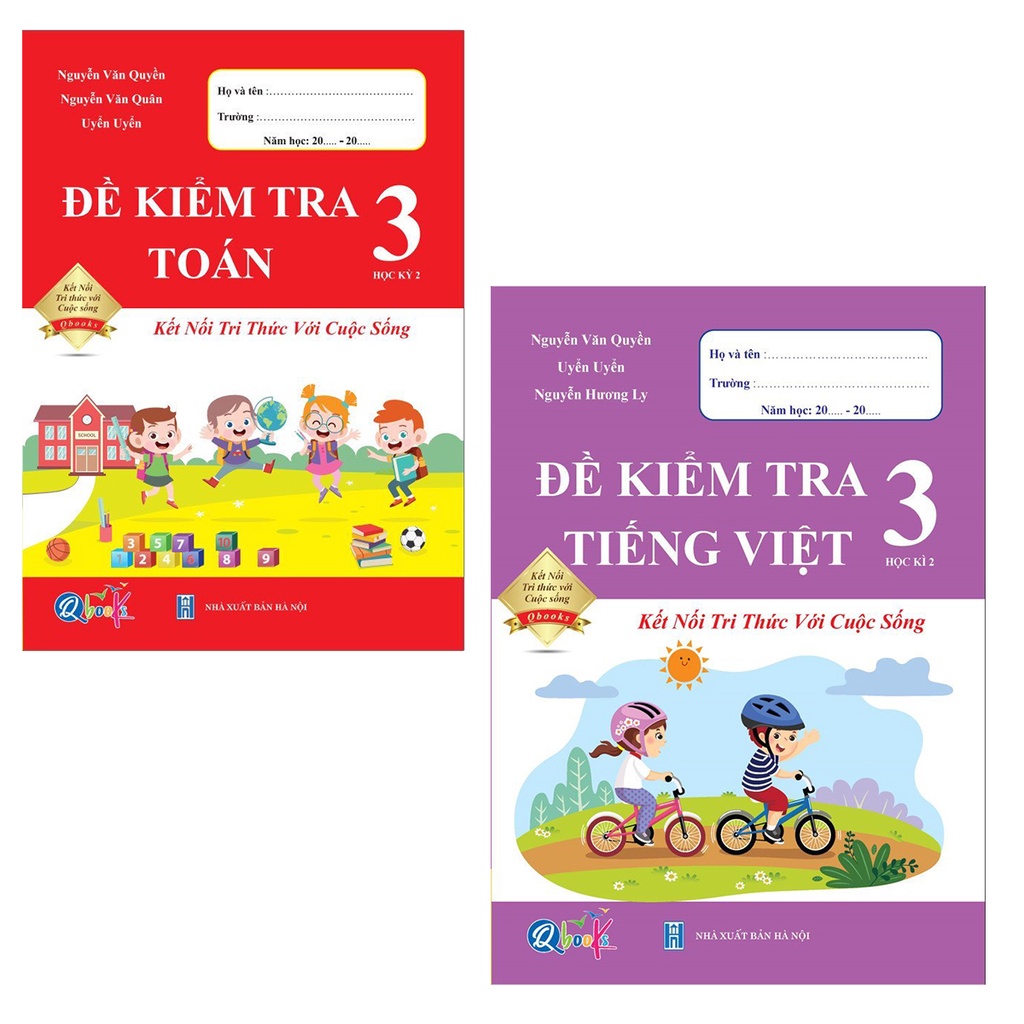 Sách - Combo Đề Kiểm Tra Toán Và Tiếng Việt 3 Học Kì 2 - Kết Nối Tri Thức (2 Cuốn)