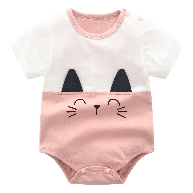 Áo Liền Quần SOFFNY Vải Cotton Dễ Thương Cho Bé