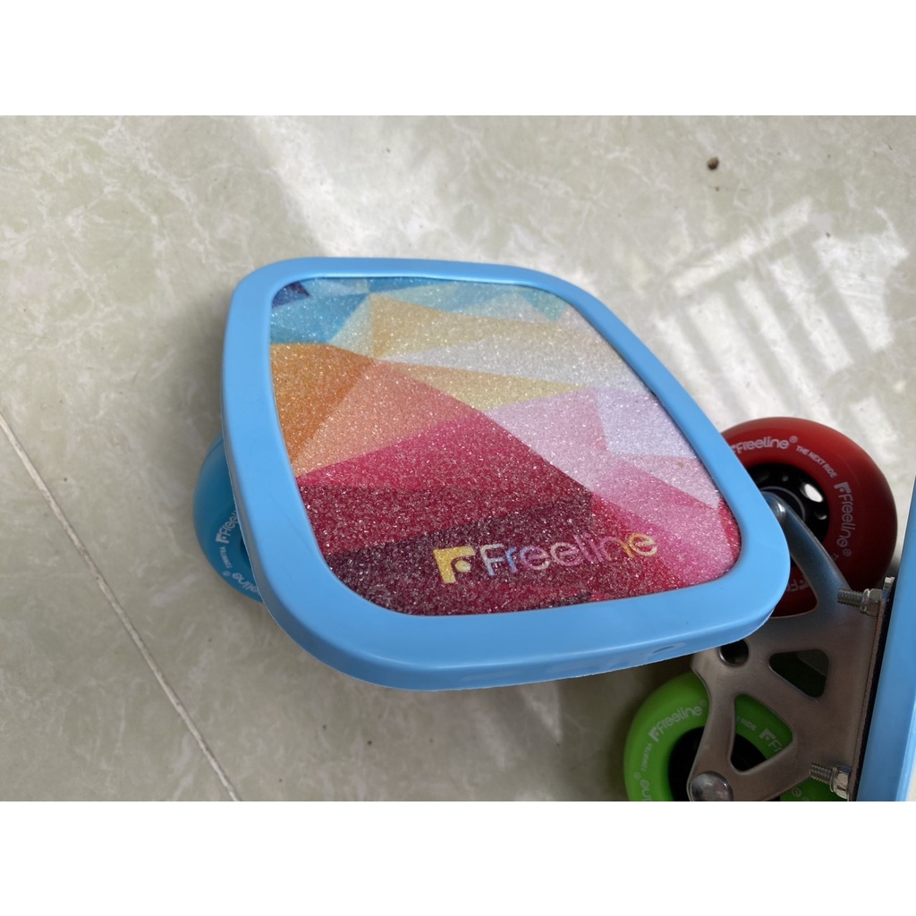 VÁN TRƯỢT FREELINE SKATE SẮT BO XANH DƯƠNG  BO TỰ CHỌN