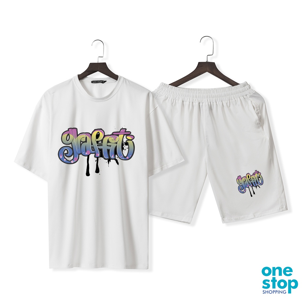 Bộ đồ thời trang unisex chất liệu vải cotton B06 One shop