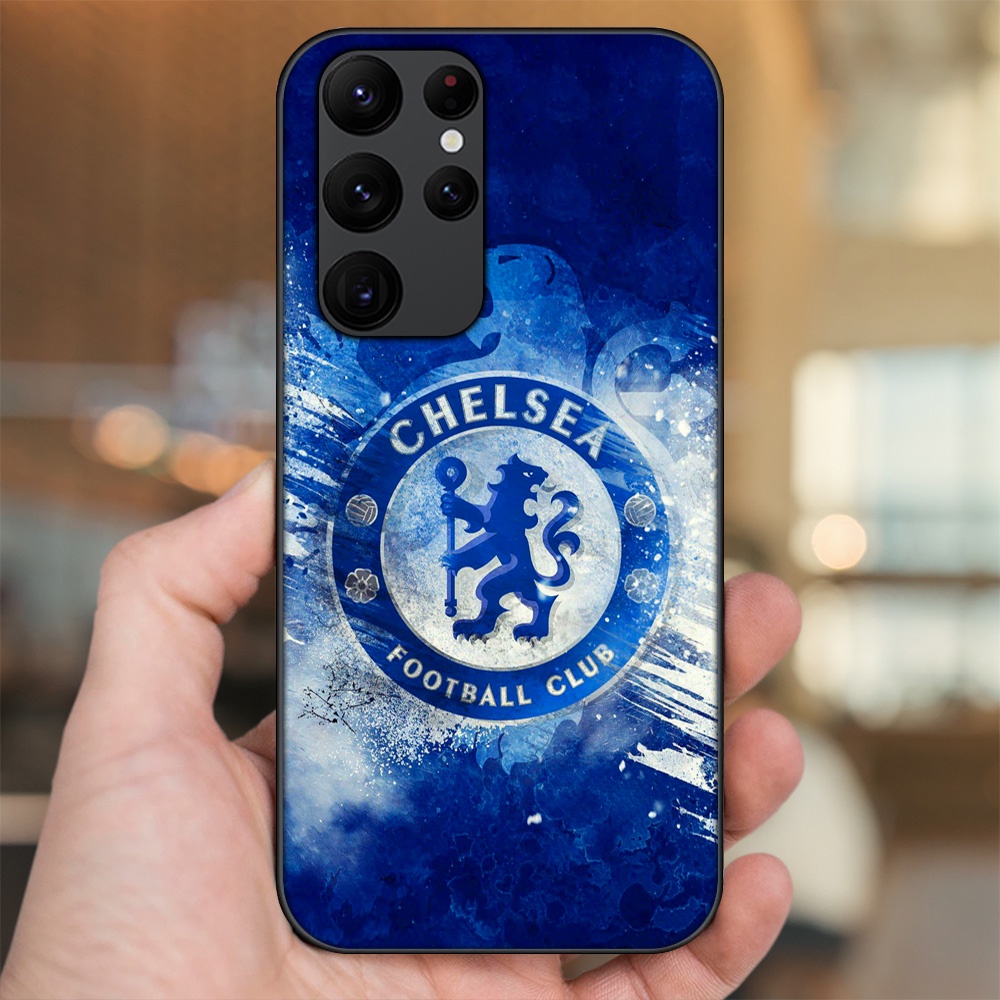 Ốp lưng Samsung S20 Ultra viền đen in hình Chelsea FC
