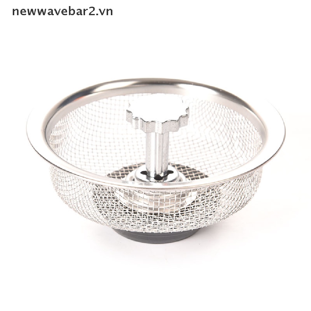 Bộ 2 Lưới Lọc Rác Bồn Rửa Chén Bằng Thép Không Gỉ Tiện Dụng