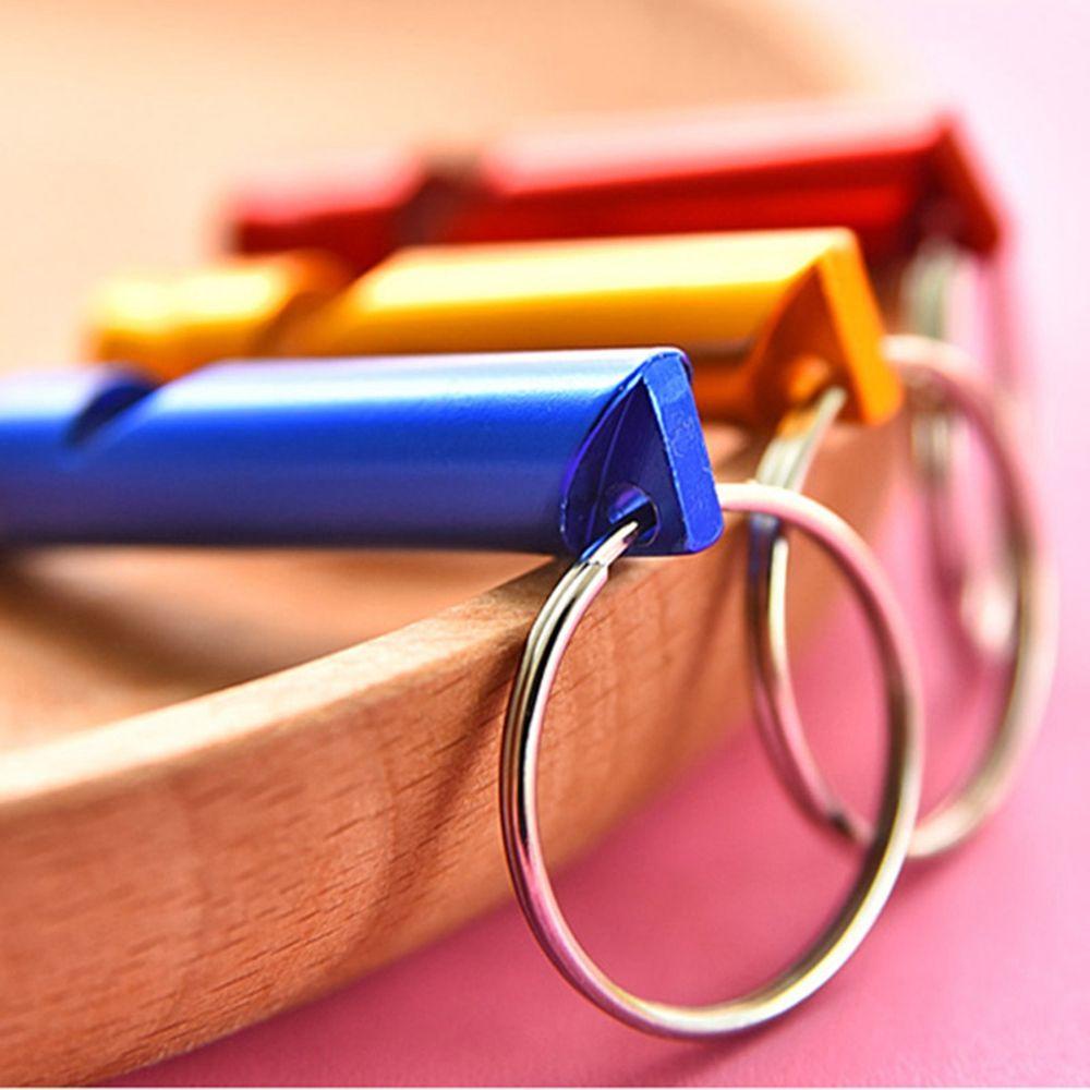 1 / 2 / 5 / 10 Còi Thổi Sinh Tồn Bằng Nhôm Có Móc Khóa Tiện Dụng