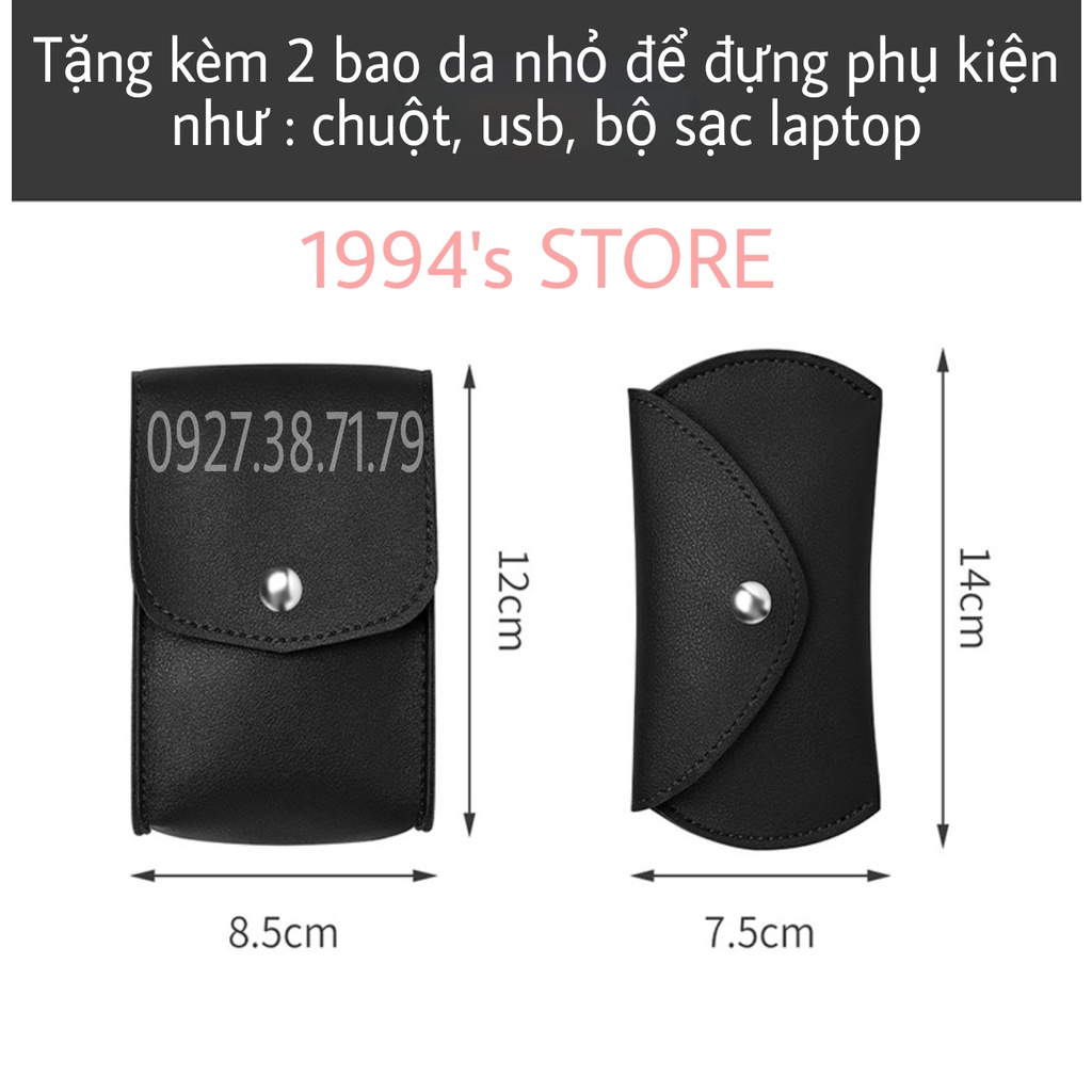 [ 3in1 ] ⚡ Bao da Macbook Laptop Surface đa công dụng chống va đập nâng cấp hoàn toàn mới - Da cao cấp