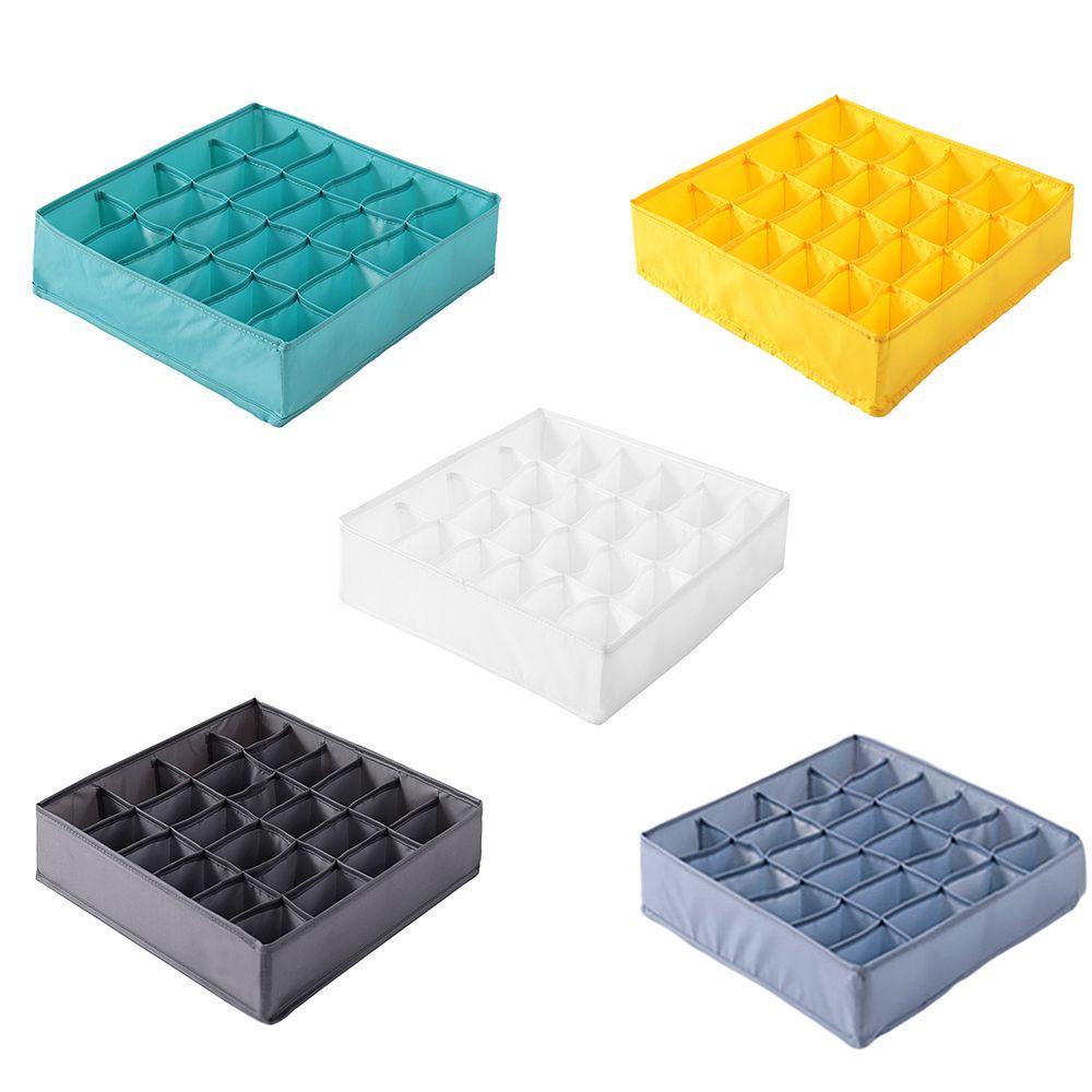 LEISURE Hộp Đựng Đồ Lót Chia Ngăn Bằng Polyester Tiện Dụng