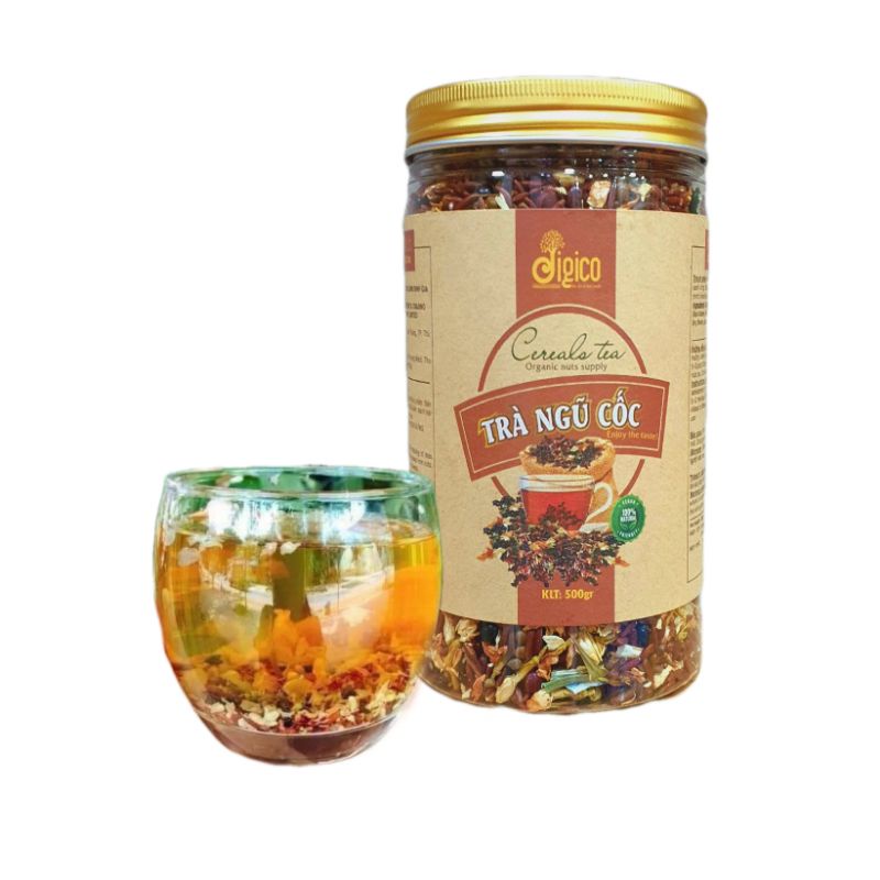 Trà ngũ cốc thanh nhiệt giải độc, mát gan