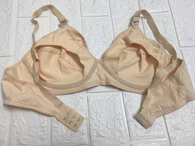 Áo lót cho con bú cotton không gọng, không đệm mút, vô cùng thoải mái thoáng mát