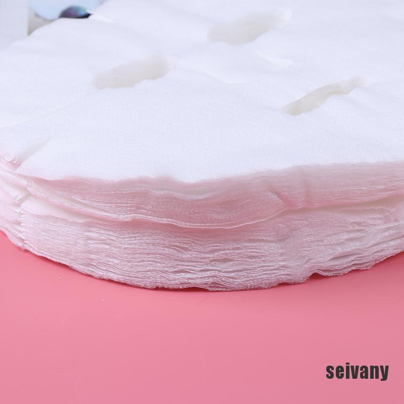 (Hàng Mới Về) Set 100 Mặt Nạ Giấy Cotton Không Dệt Dùng Một Lần Diy | BigBuy360 - bigbuy360.vn