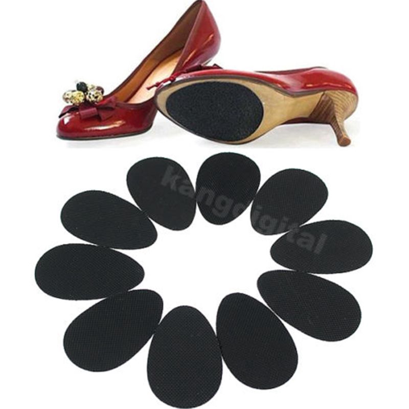 HAN❀ 5 Pairs Anti-Slip Shoes Heel Sole Grip Protector Non-Slip CushionPads