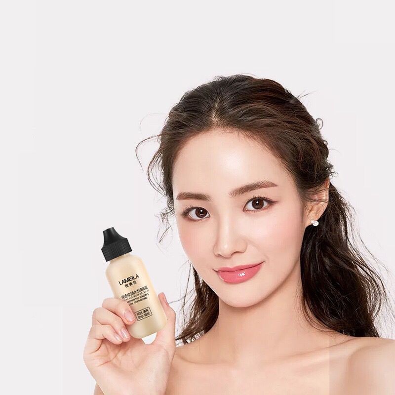 Kem nền che khuyết điểm LAMEILA che mụn và sẹo với đốm đen trên mắt MM