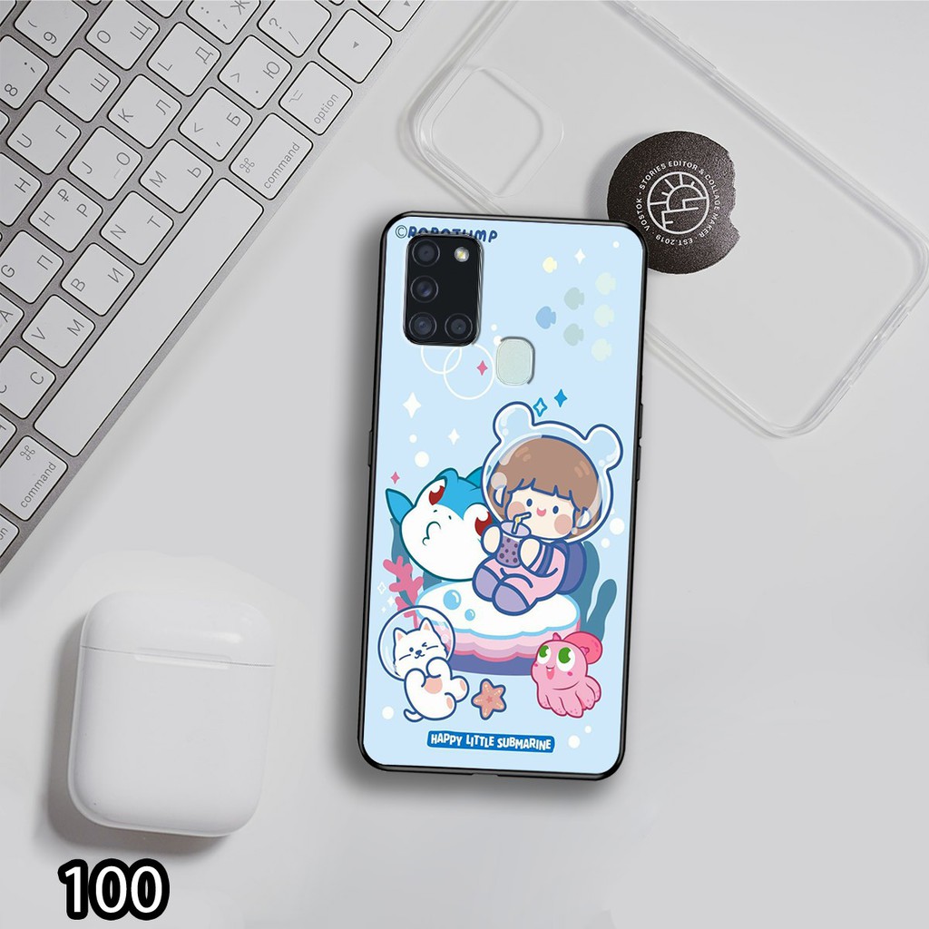 Ốp lưng Samsung A11/A21/A21S  in hình cô bé trà sữa  siêu đẹp, độc, lạ_KINGSTORE.HN_Ốp SS A11/A21/A21S