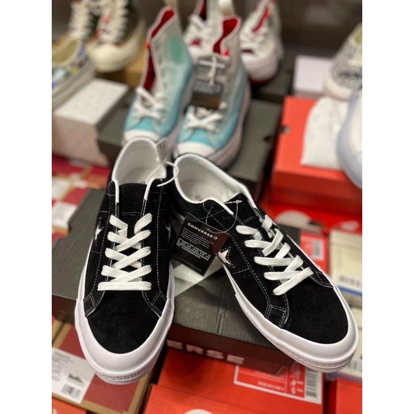 GIÀY CONVERS ONE STAR BLACK BASIC DA LỘN
