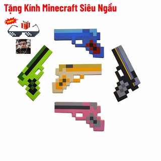 Combo 5 Súng Ngắn Minecraft Cực Đẹp [Tặng Kính Thug Life]