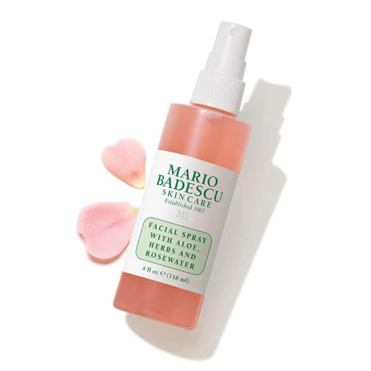 Toner thảo mộc hoa hồng MARIO BADESCU Facial Spray