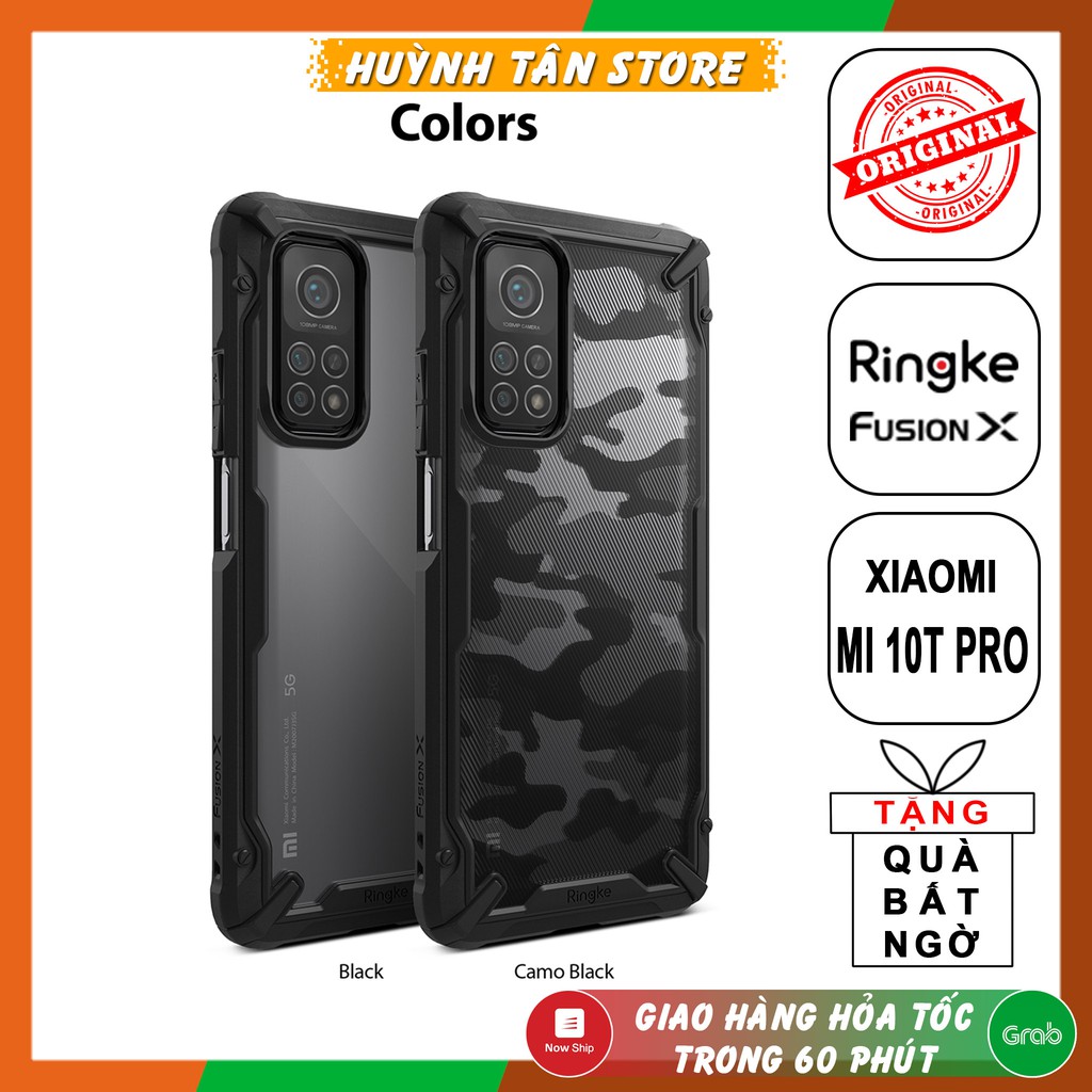 Ốp lưng Xiaomi Mi 11T Pro,Mi 11,K40 Pro,Poco F3,X3 Pro,Redmi Note 10 Pro,Mi 10T Pro chống sốc Ringke Fusion X chính hãng
